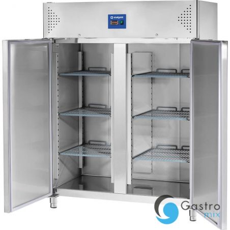 szafa chłodnicza GN 2/1, V 1300 l 2 drzwiowa ze stali nierdzewnej na nóżkach| 830132 STALGAST 