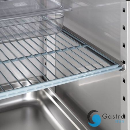 szafa chłodnicza GN 2/1, V 1300 l 2 drzwiowa ze stali nierdzewnej na nóżkach| 830132 STALGAST 