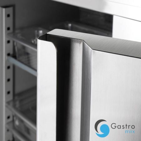 szafa chłodnicza GN 2/1, V 1300 l 2 drzwiowa ze stali nierdzewnej na nóżkach| 830132 STALGAST 