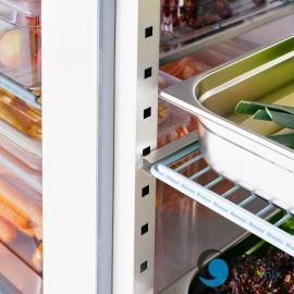  szafa chłodnicza GN 2/1, V 1300 l 2 drzwiowa ze stali nierdzewnej na nóżkach| 830132 STALGAST