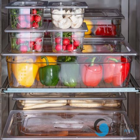 szafa chłodnicza  V 650 l ze stali nierdzewnej na kółkach, GN 2/1 | 830620 STALGAST 