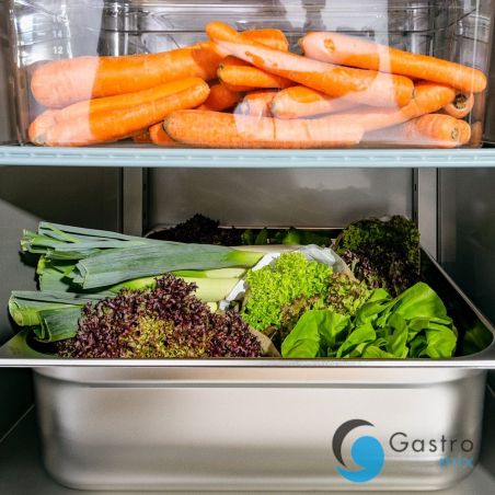 szafa chłodnicza  V 650 l ze stali nierdzewnej na kółkach, GN 2/1 | 830620 STALGAST 