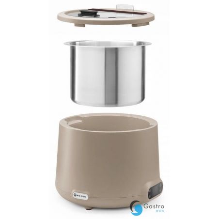 Kociołek do zupy UNIQ, 8L, beżowy | 860557  HENDI 