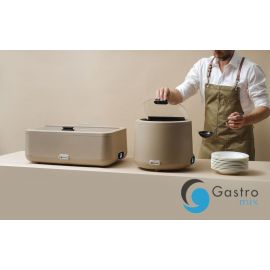  Kociołek do zupy UNIQ, 8L, beżowy | 860557  HENDI