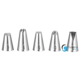 Końcówki do rękawów, zestaw do kwiatów i płatków | 551202 hendi