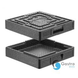  Pojemnik termoizolacyjny Profi Line, cateringowy-salto 410x410x(H)100 mm  | 707067 hendi