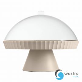  Patera do ciasta z pokrywą i łopatką mokka AGORA - BLIM PLUS | BP-AZ1-319  TOM-GAST