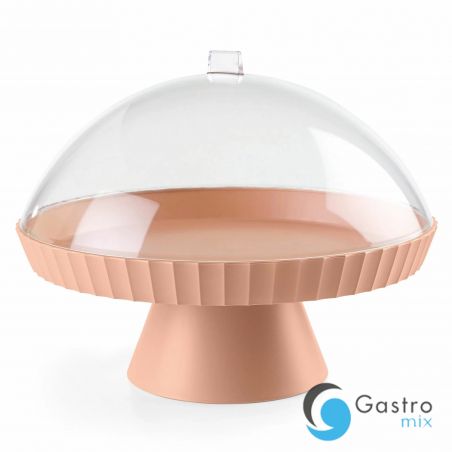 Patera do ciasta z pokrywą i łopatką morela AGORA - BLIM PLUS| BP-AZ1-335 tom-gast 