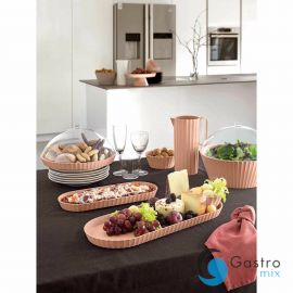  Patera do ciasta z pokrywą i łopatką morela AGORA - BLIM PLUS| BP-AZ1-335 tom-gast