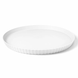 Półmisek okrągły śr. 40 cm krystaliczny biały ATENA - BLIM PLUS| BP-VS5-000-L tom-gast
