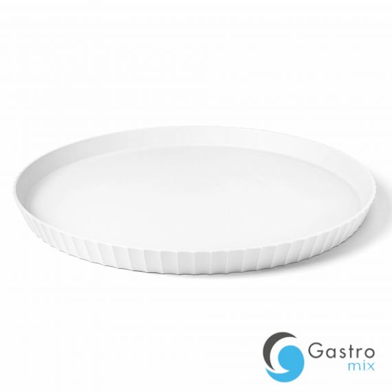 Półmisek okrągły śr. 40 cm krystaliczny biały ATENA - BLIM PLUS| BP-VS5-000-L tom-gast 