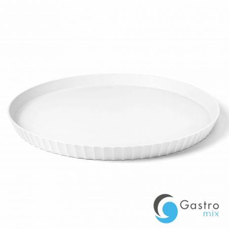 Półmisek okrągły śr. 40 cm krystaliczny biały ATENA - BLIM PLUS| BP-VS5-000-L tom-gast 