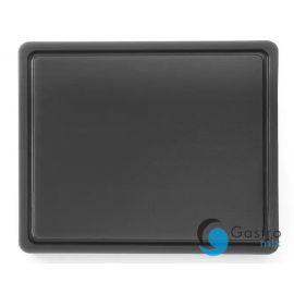 Deska do krojenia GN1/2 czarna | 826171 hendi