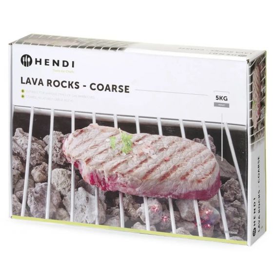 Kamień lawowy do grilli gazowych 5 kg  | 152805 HENDI 