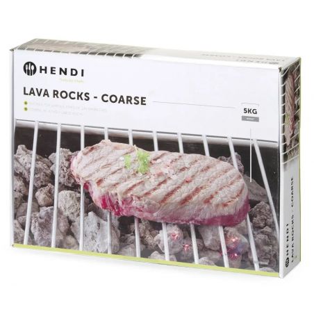 Kamień lawowy do grilli gazowych 5 kg  | 152805 HENDI 