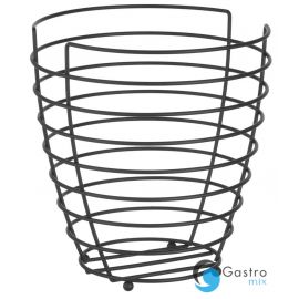 Koszyk do owoców czarny średnica 230 mm  | 427187 HENDI