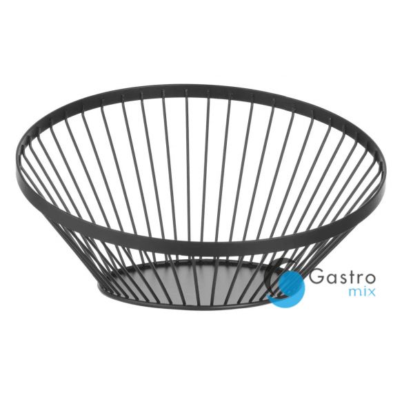 Koszyk do owoców czarny średnica 280mm | 427088 HENDI 