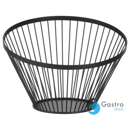 Koszyk do owoców czarny średnica 300 mm | 427071 HENDI 