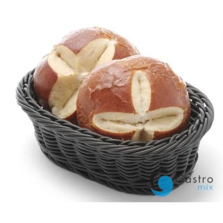 Koszyk owalny czarny 190x120x60 mm | 426777 hendi 