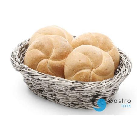 Koszyk owalny szary melanżowy 250x190x65 mm | 426616 hendi 