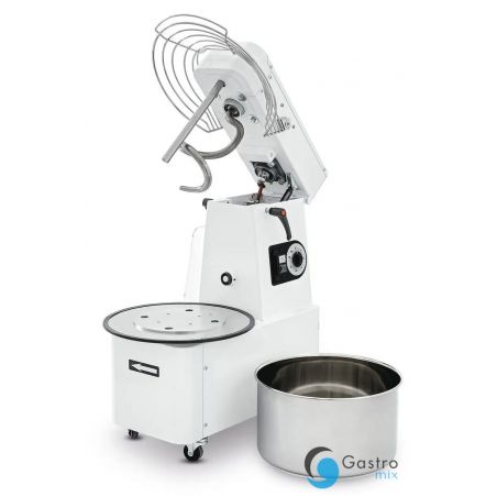 Miesiarka spiralna 22 l - wsad 17kg  - z podnoszoną głowicą i wyjmowaną dzieżą  | 1I053035 HENDI 