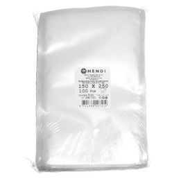 Worki Moletowane  100 szt., 150x250mm do pakowania   | 297414 HENDI