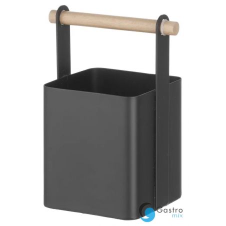 Organizer stołowy czarny 140x105x190 mm | 427064 hendi 