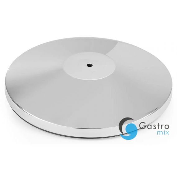 Podstawa do słupka odgradzającego w kolorze srebrnym chromowany | 810484 hendi 