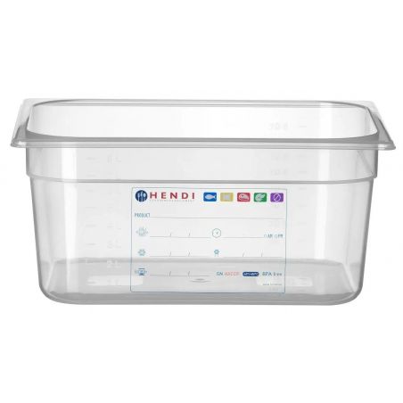Pojemnik GN 1/2 150mm HACCP, GN 1/2, 9,5L | 880166 hendi 