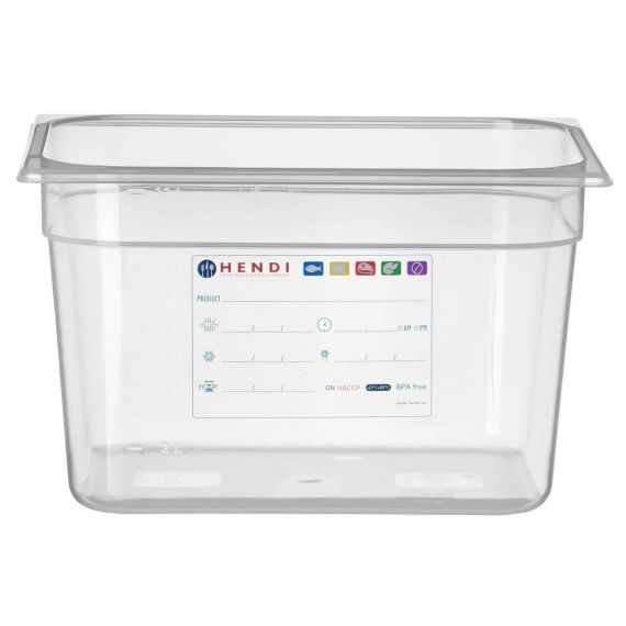 Pojemnik GN 1/2  200mm  HACCP, GN 1/2, 12,5L| 880159 hendi 