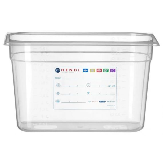 Pojemnik GN 1/3 200mm HACCP, GN 1/3, 7,8L | 880258 hendi 
