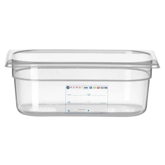Pojemnik GN 1/4 100mm  HACCP, GN 1/4, 2,8L | 880371 hendi 