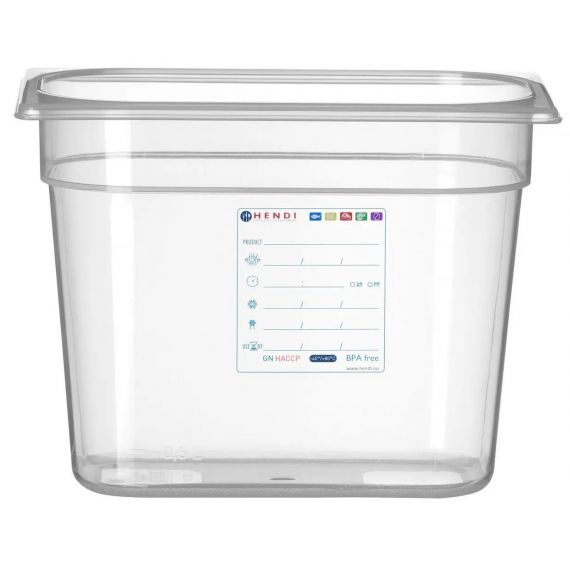 Pojemnik GN 1/4 200mm HACCP, GN 1/4, 5,5L | 880357 hendi 