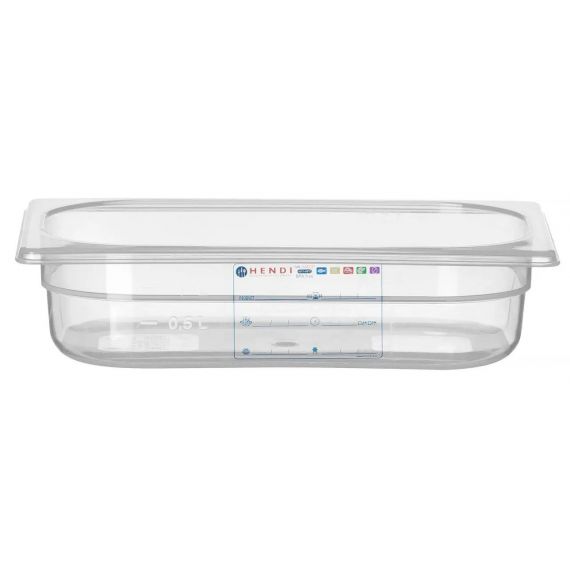 Pojemnik GN 1/4 65 mm  HACCP, GN 1/4, 1,8L |  880388 hendi 