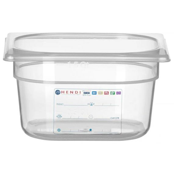 Pojemnik GN 1/6 100mm HACCP, GN 1/6, 1,6L  | 880470 hendi 