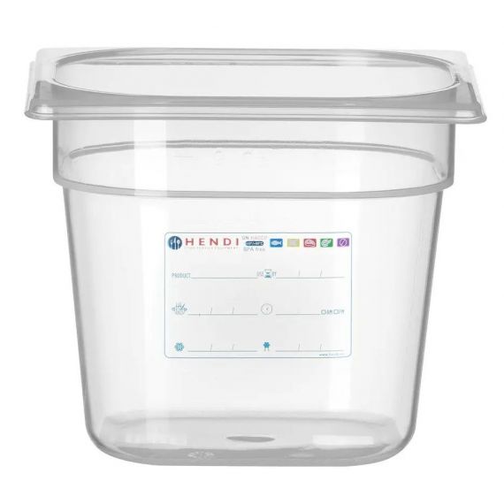Pojemnik GN 1/6 150mm HACCP, HENDI, GN 1/6, 2,4L| 880463 hendi 