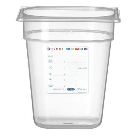 Pojemnik GN 1/6 200mm HACCP, HENDI, GN 1/6, 3,4L | 880456 hendi 