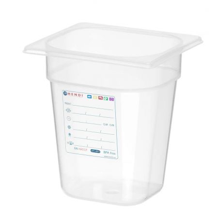 Pojemnik GN 1/6 200mm HACCP, HENDI, GN 1/6, 3,4L | 880456 hendi 