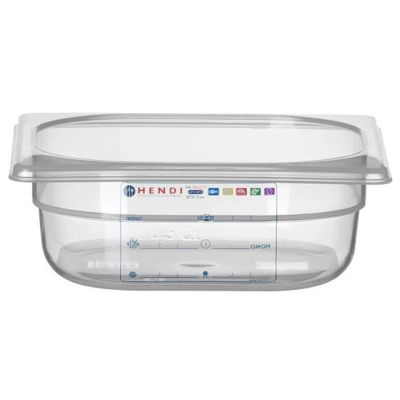 Pojemnik GN 1/6 65mm HACCP, GN 1/6, 1L| 880487 hendi 