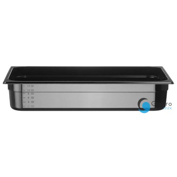 Pojemnik GN 1/1 100mm  z czarnego poliwęglanu,  Profi Line,  14L| 862223 hendi 