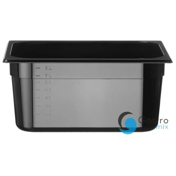 Pojemnik GN1/2-150 z czarnego poliwęglanu | 862414 hendi 