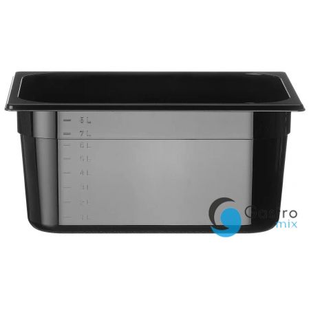 Pojemnik GN1/2-150 z czarnego poliwęglanu | 862414 hendi 