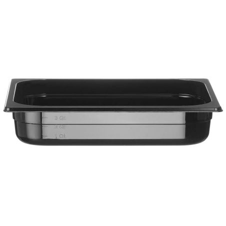 Pojemnik GN1/2-65 z czarnego poliwęglanu | 862438 hendi 