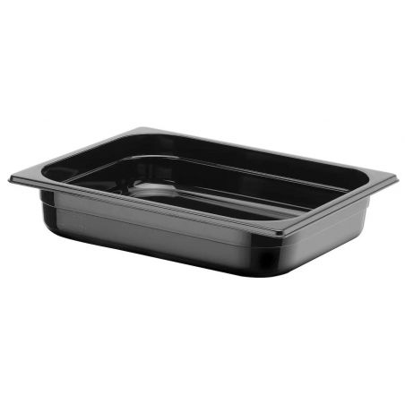 Pojemnik GN1/2-65 z czarnego poliwęglanu | 862438 hendi 