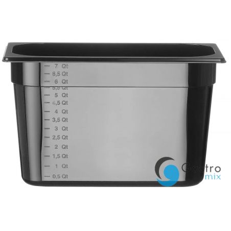 Pojemnik GN1/3-200 z czarnego poliwęglanu | 862506 hendi 