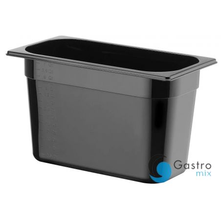 Pojemnik GN1/3-200 z czarnego poliwęglanu | 862506 hendi 