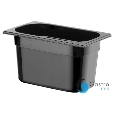 Pojemnik GN1/4-150 z czarnego poliwęglanu  | 862612 hendi 