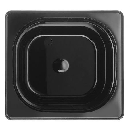 Pojemnik GN1/6-100 z czarnego poliwęglanu |  862728 hendi 