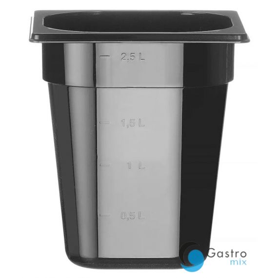 Pojemnik GN1/6-200 z czarnego poliwęglanu | 862704 hendi 