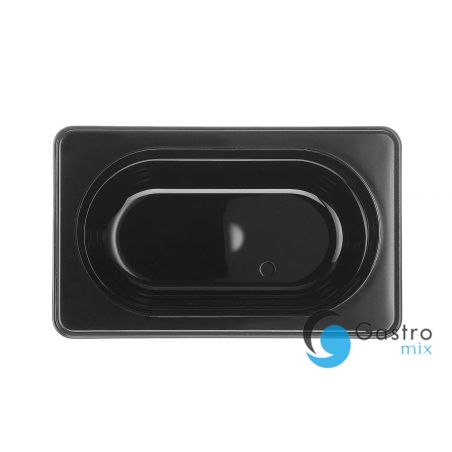 Pojemnik GN1/9-100 z czarnego poliwęglanu  |  862827 hendi 